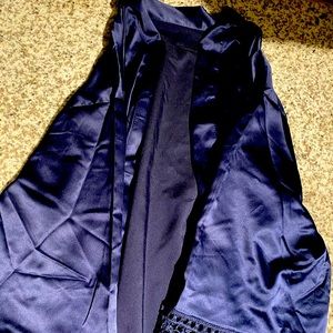 *New* Navy Blue Silk Robes
